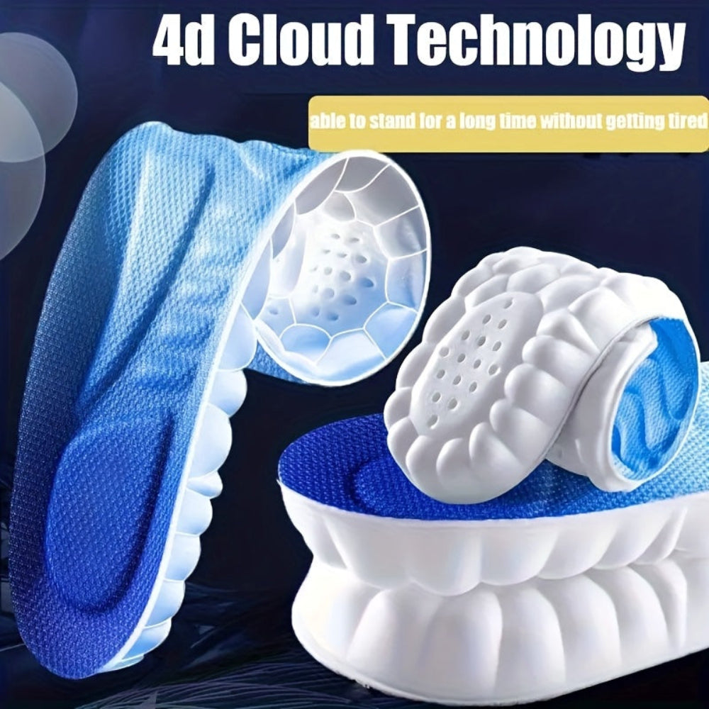 Skoindlæg Stødabsorberende 4D Cloud Comfort Cushion-indlæg