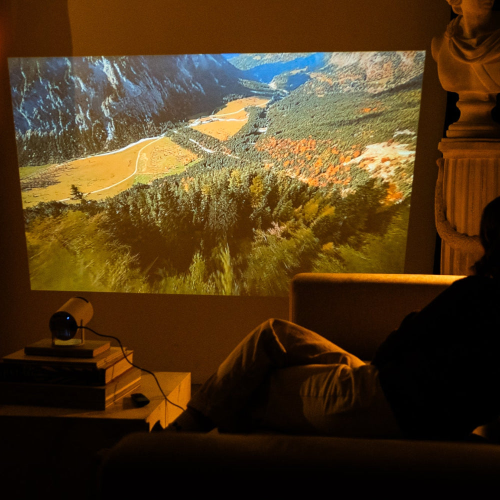 WiFi og Bluetooth visuel smart projektor