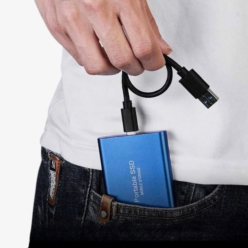 Ekstern SSD med USB-C til PS5, Xbox, computer og Android