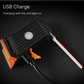 Genopladelig LED-cykellygte med USB-C og flere lystilstande