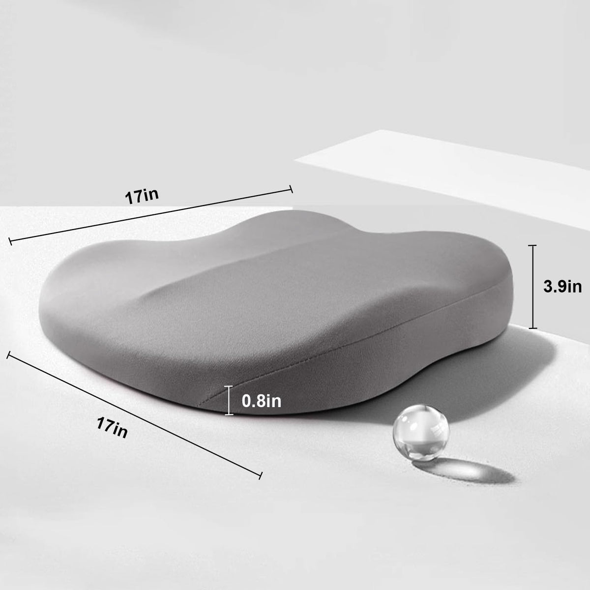 Sædepude til voksne i memoryskum