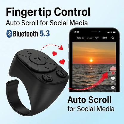 Trådløs telefonscroller - Bluetooth-kameralukker og videoklikker