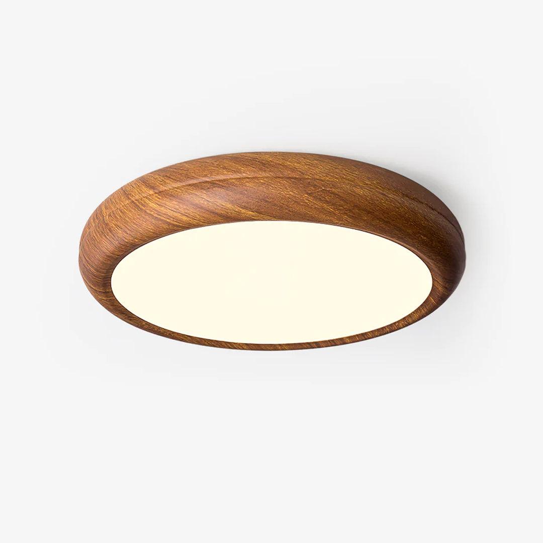 Nordisk loftlampe i træ