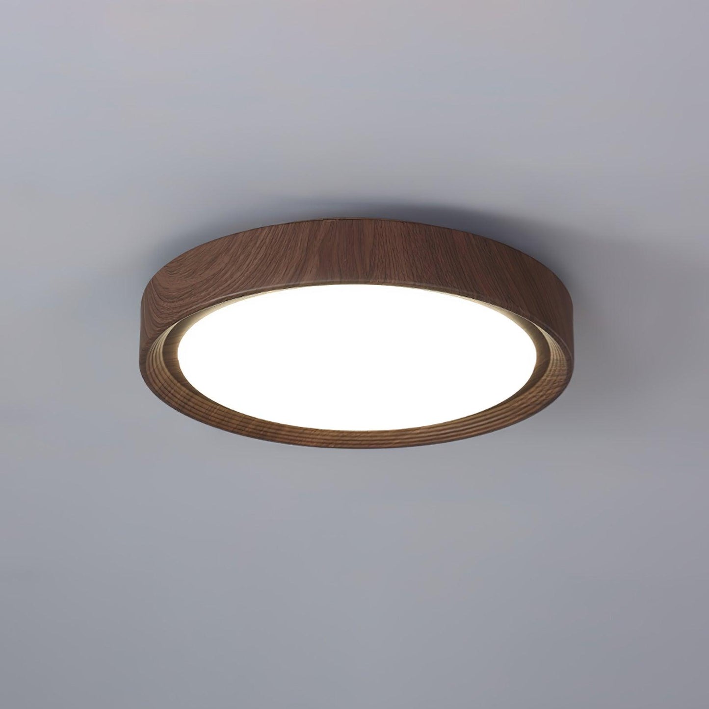 Nordisk loftlampe i træ