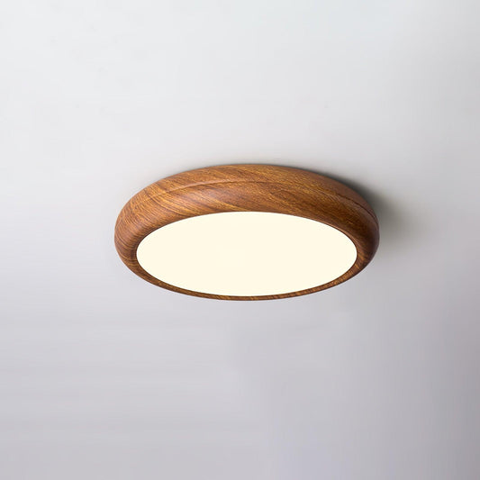 Nordisk loftlampe i træ