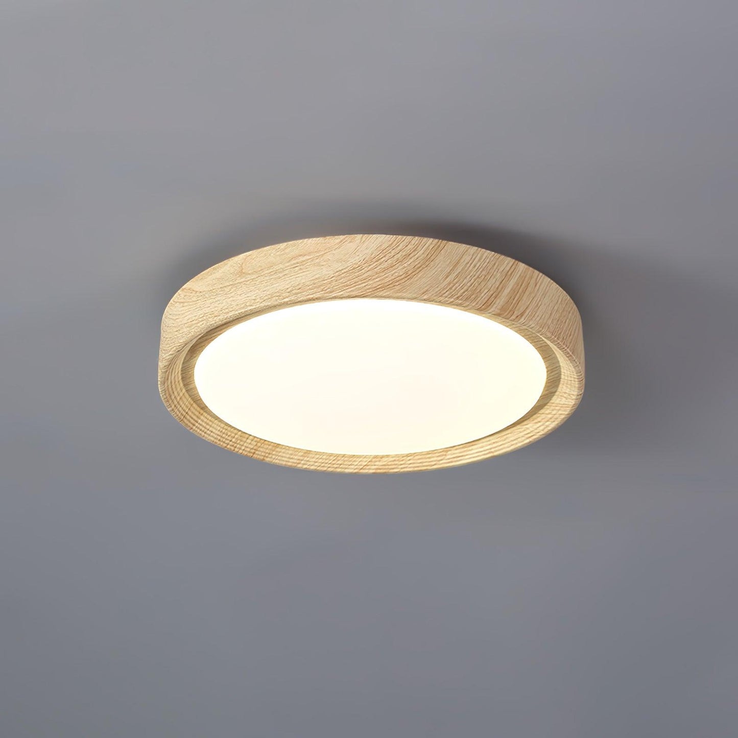 Nordisk loftlampe i træ