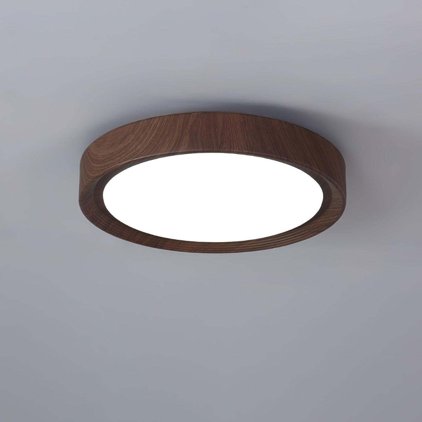 Nordisk loftlampe i træ