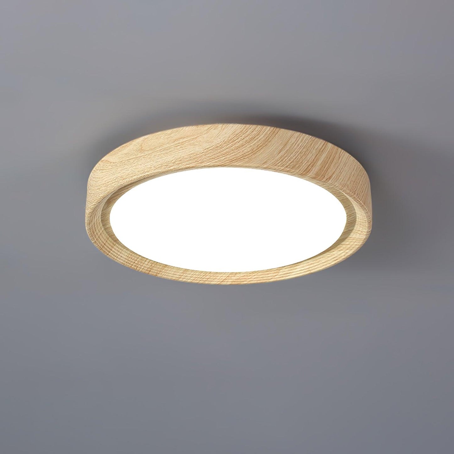 Nordisk loftlampe i træ