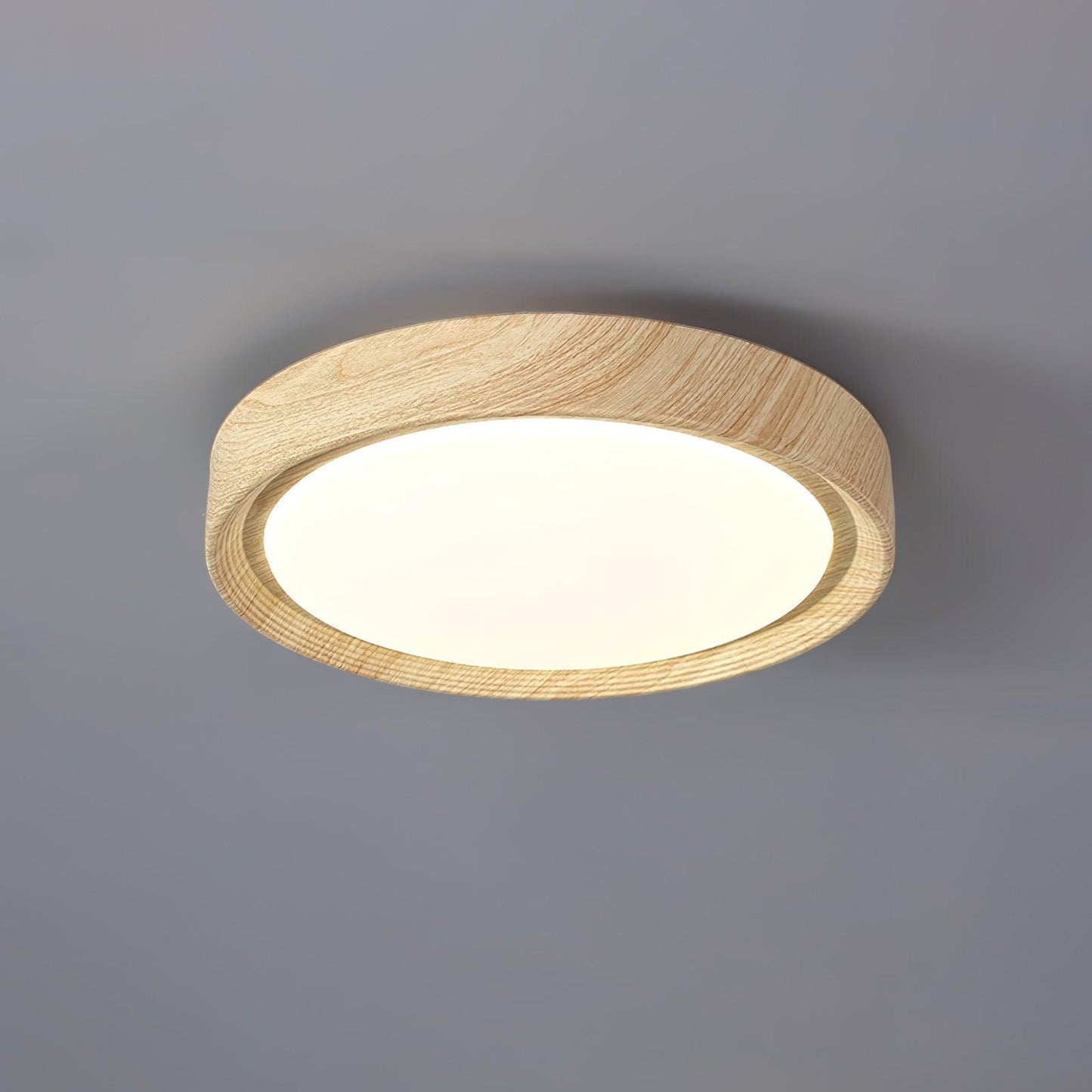 Nordisk loftlampe i træ