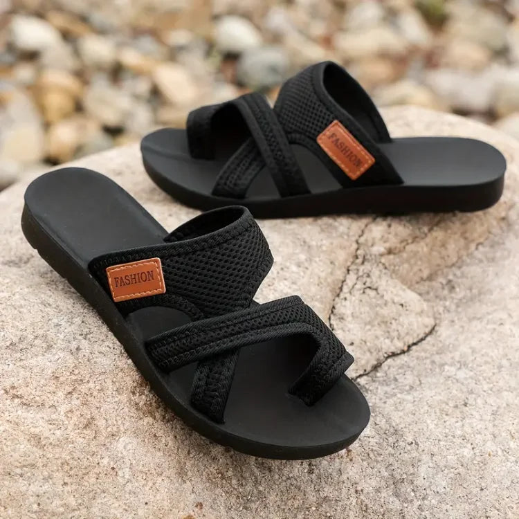 Slide-sandaler i mesh