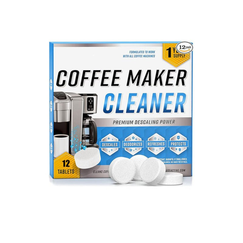 Rengørings- og afkalkningstabletter til kaffemaskiner