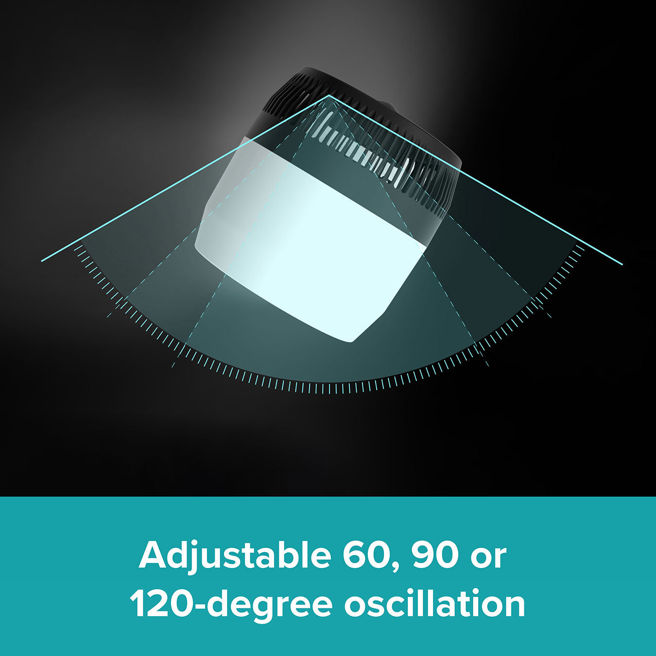 Dual Breeze helårsventilator og varmeapparat med varm- og koldluftfunktion