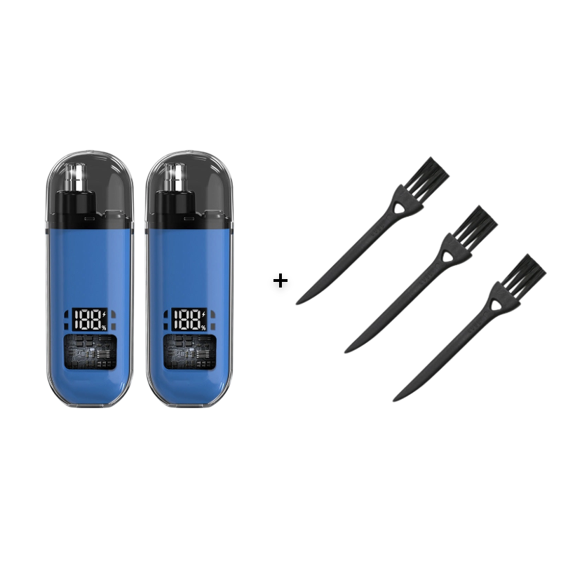 Tondeuse électrique étanche pour poils du nez avec écran LED