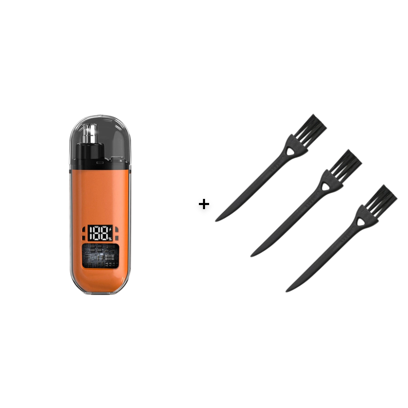 Tondeuse électrique étanche pour poils du nez avec écran LED