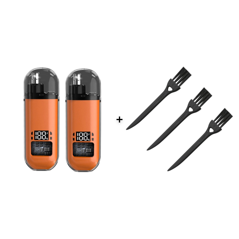 Tondeuse électrique étanche pour poils du nez avec écran LED
