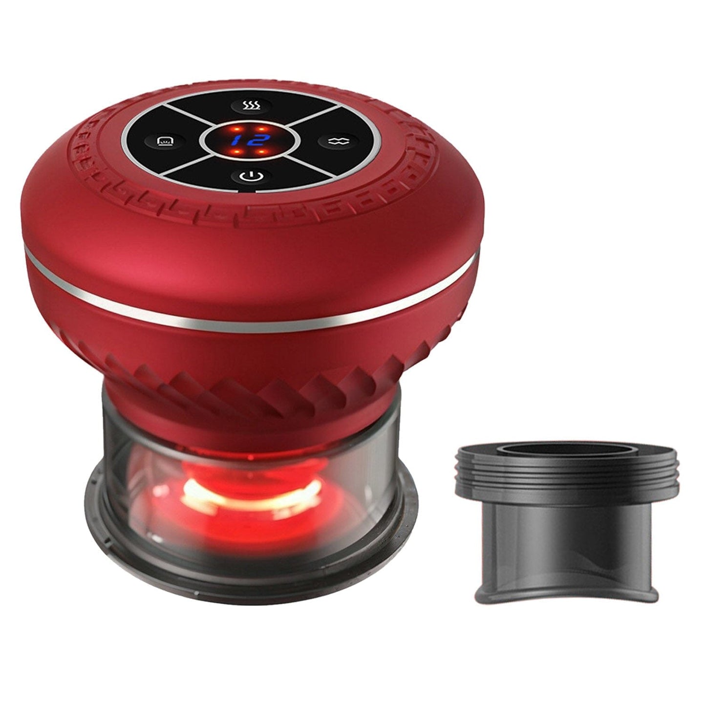 Cupping Therapy Massager med Red Light Heat Therapy