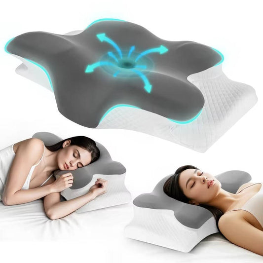 Nakkepude af memory foam til nakken
