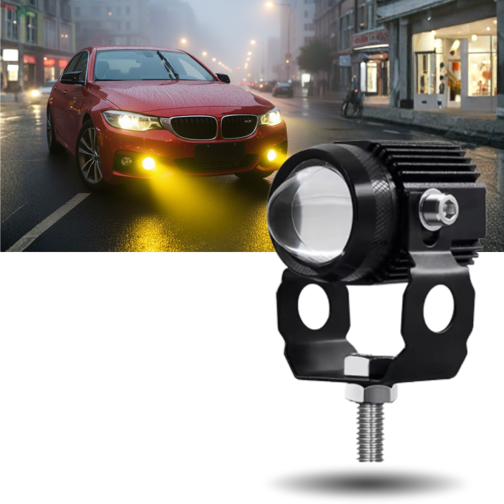 Dobbelt lys motorcykel forlygte