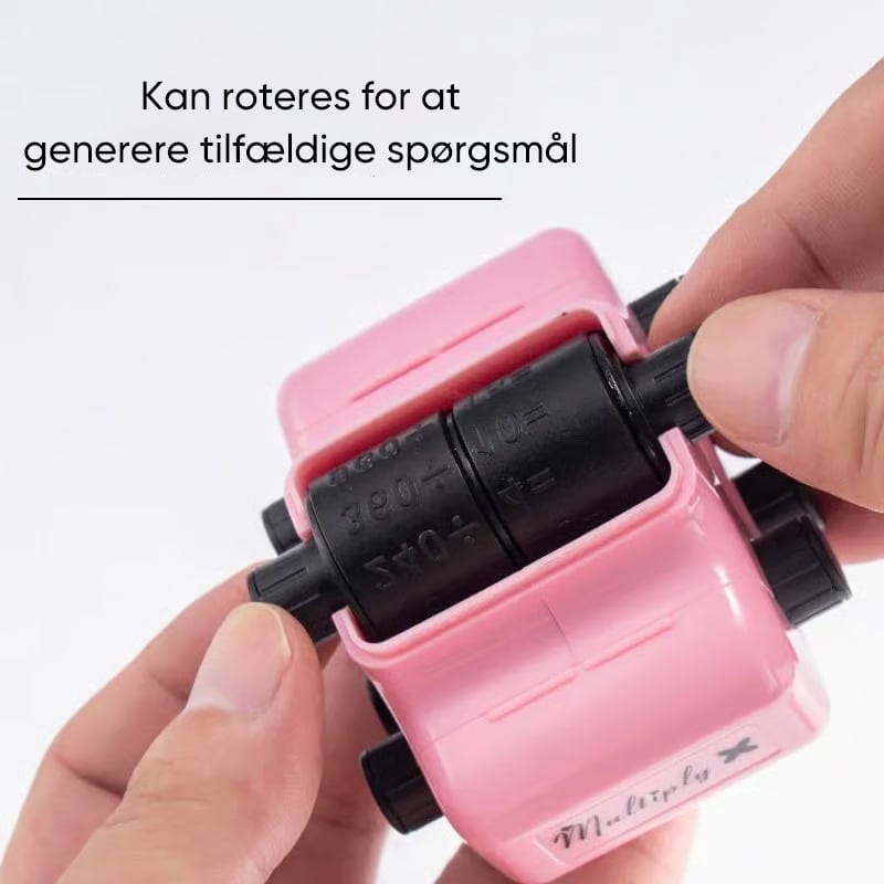 4-i-1 Rulle-stempel sæt til matematikøvelser
