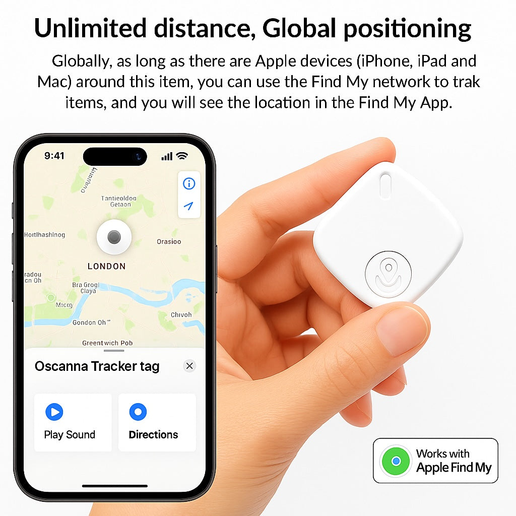 4-pak Oscanna Bluetooth-tracker