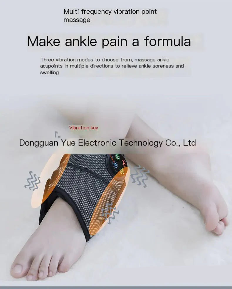 Opvarmet ankelmassager