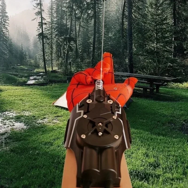 Spindelvævsskyder til børn med håndledsrem og blød line
