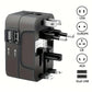 Universal rejseadapter med 2 USB-porte