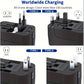 Universal rejseadapter med 2 USB-porte