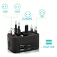 Universal rejseadapter med 2 USB-porte