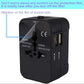 Universal rejseadapter med 2 USB-porte