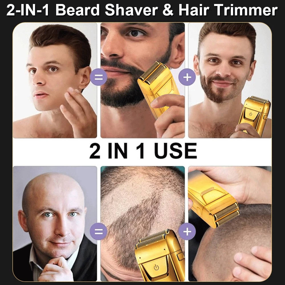 Elektrisk hoved- og ansigtsbarbermaskine