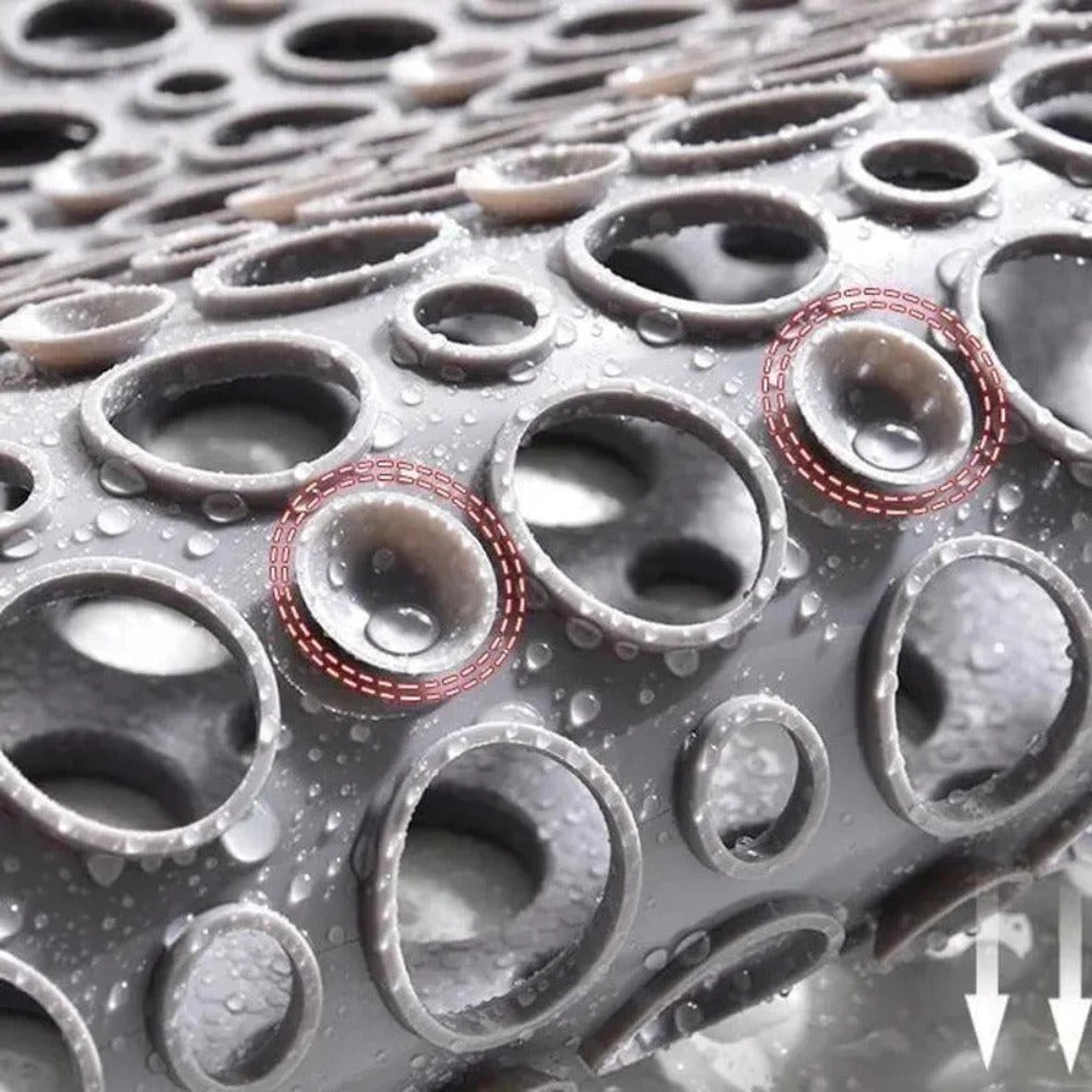 Skridsikker og antibakteriel bademåtte