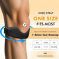 Sangles de compression réglables pour genoux avec coussinets en silicone