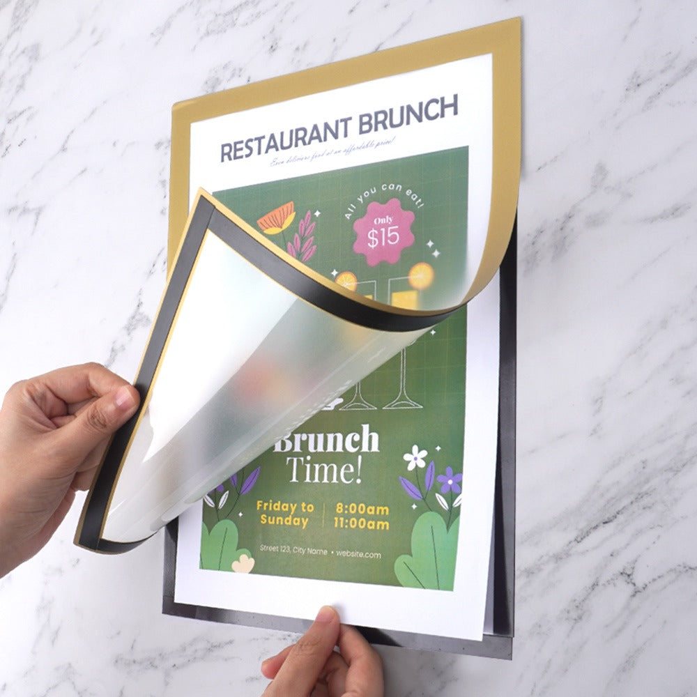 A3 ramme magnetisk vægdisplayholder