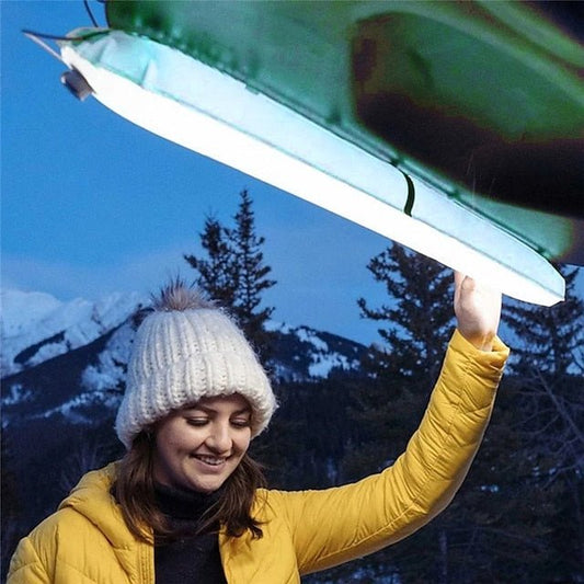 Oppusteligt lys - nødlampe til udendørsrejser