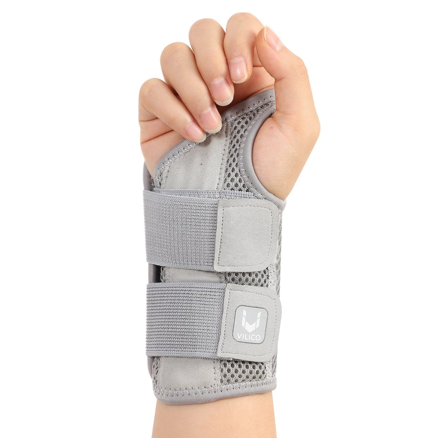 Håndledsbandage med dobbelt rem til smerter i knoerne