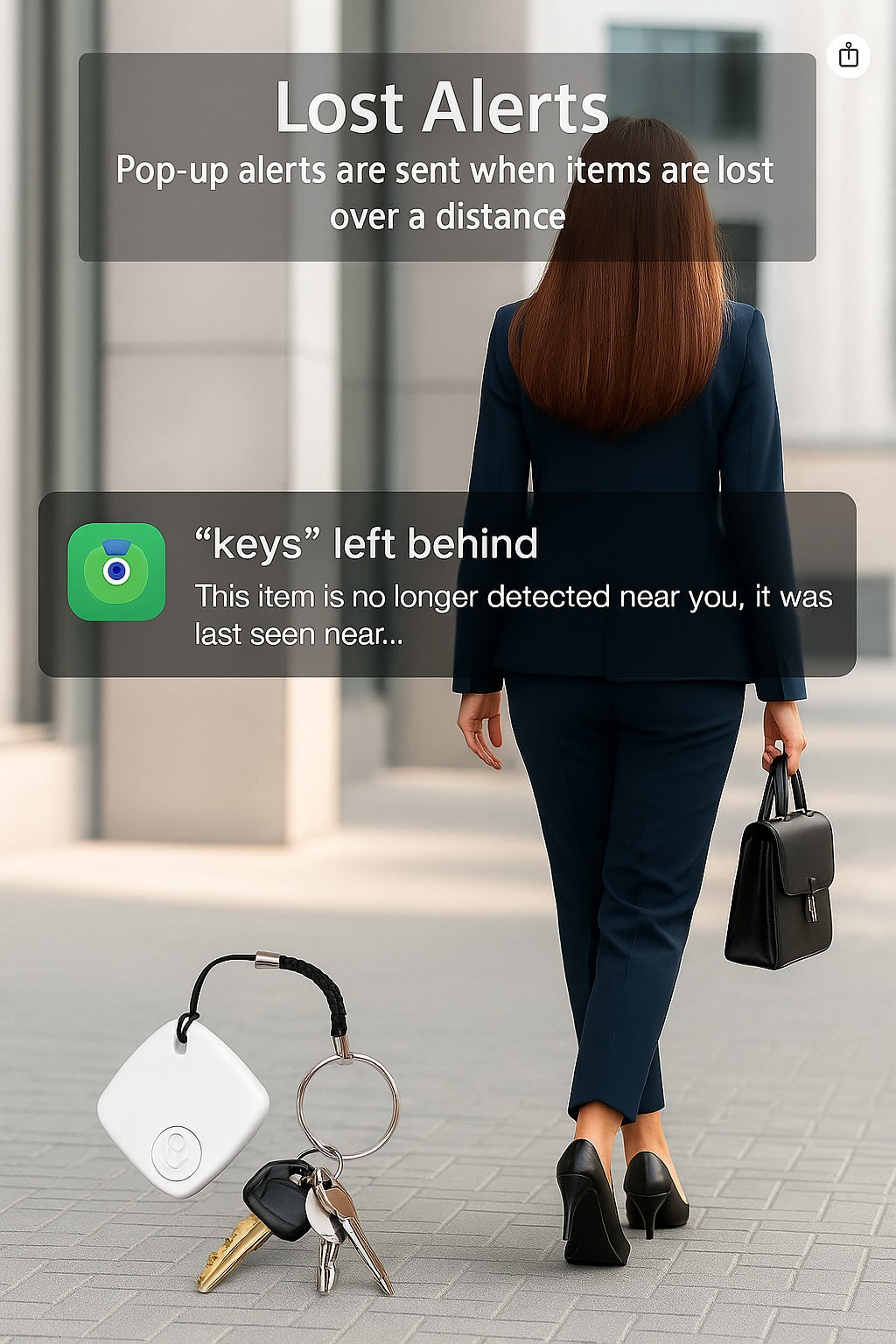 4-pak Oscanna Bluetooth-tracker