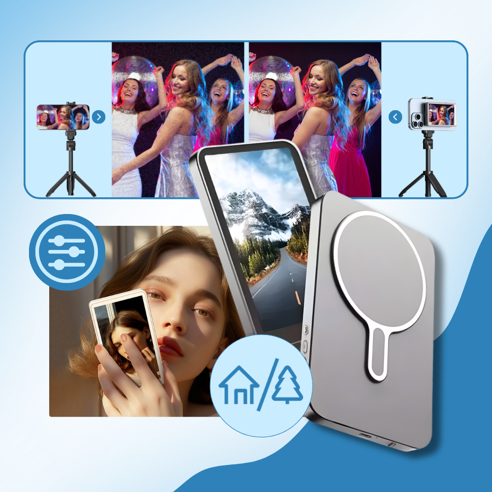 Magnetisk selfie-telefonmonitor