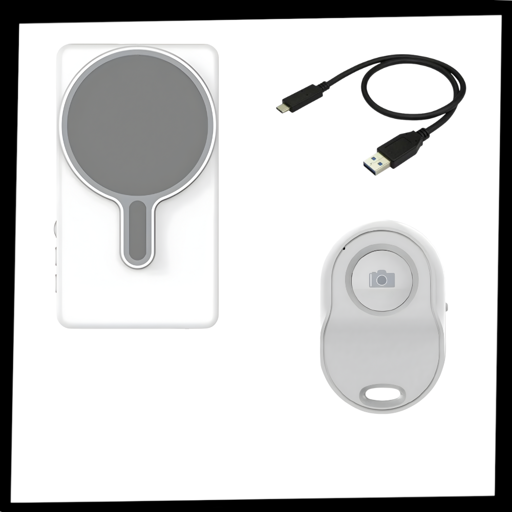 Magnetisk selfie-telefonmonitor