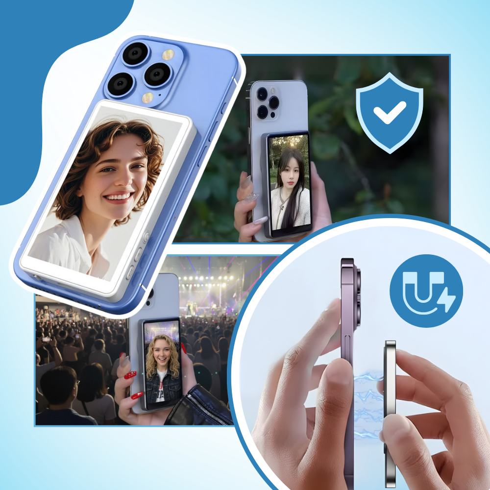 Magnetisk selfie-telefonmonitor