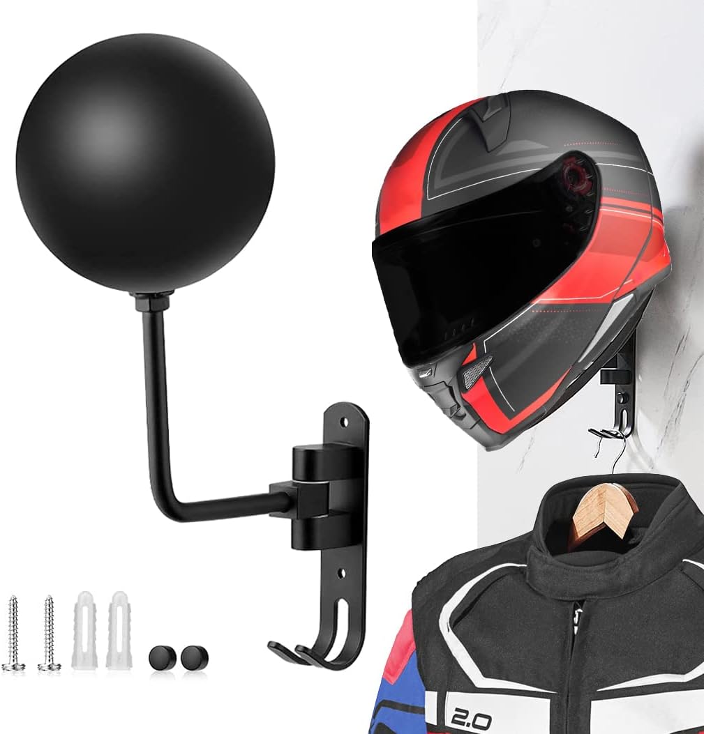 180° drejelig holder til motorcykelhjelm
