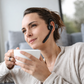 Bluetooth-hovedtelefoner med åben ørekonstruktion