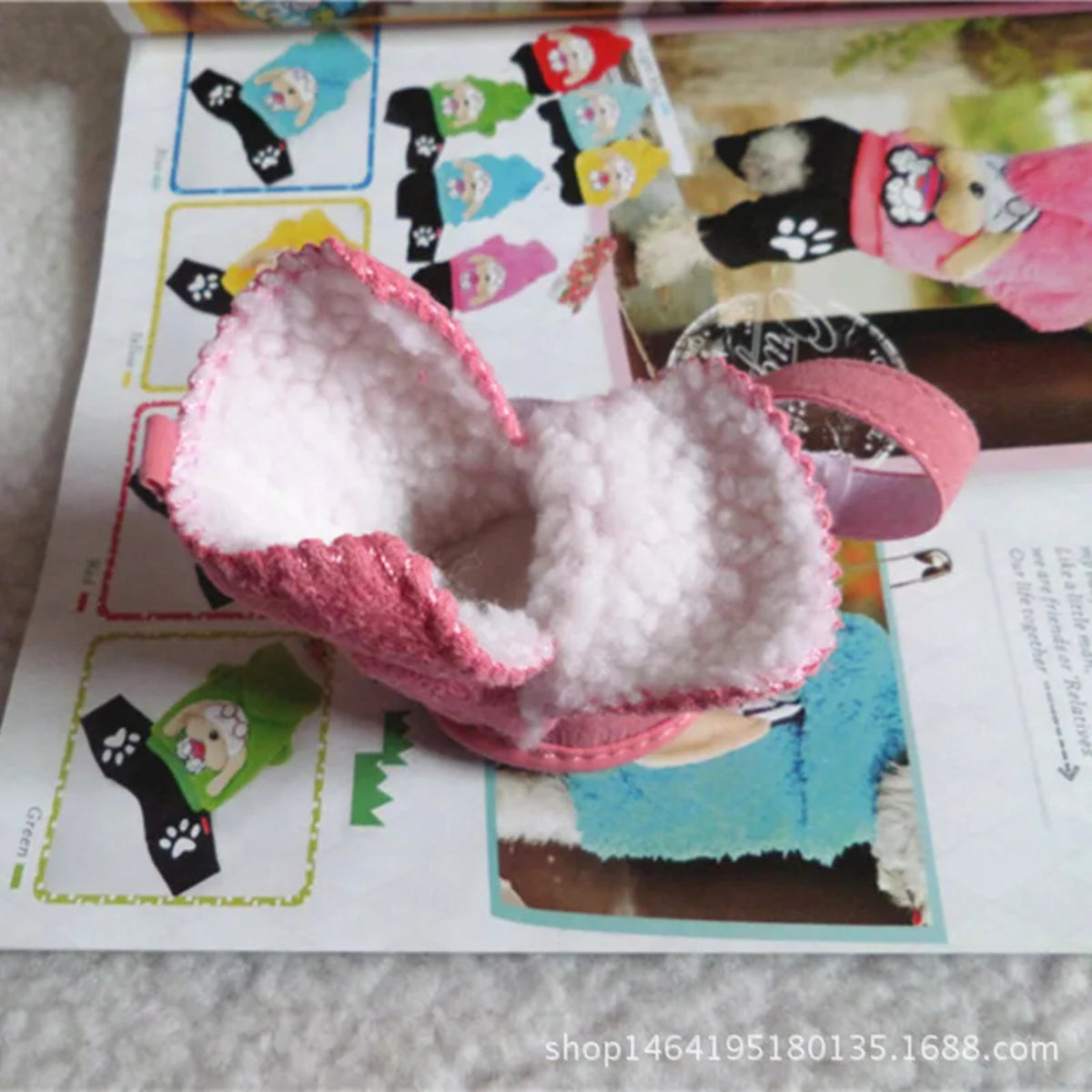 Varme skridsikre snestøvler til hunde