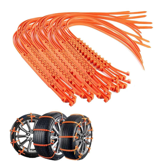 Universelle skridsikre dækbælter til vinterbrug