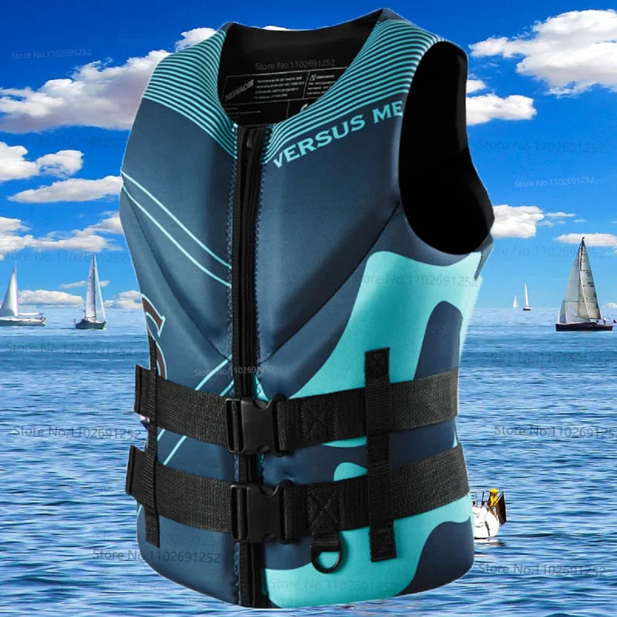 Redningsvest i neopren til voksne – til kajak, surfing og vandsport