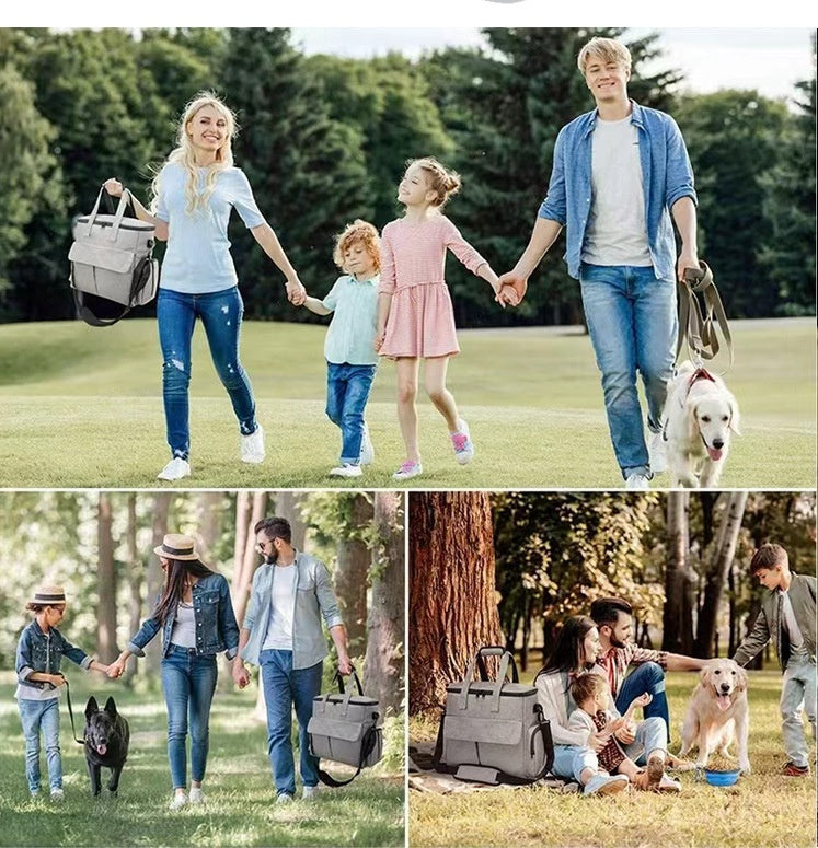Praktisk rejse-rygsæk til hunde