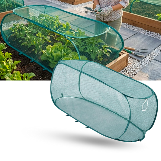 Sikker, åndbar mesh-plantebeskytter
