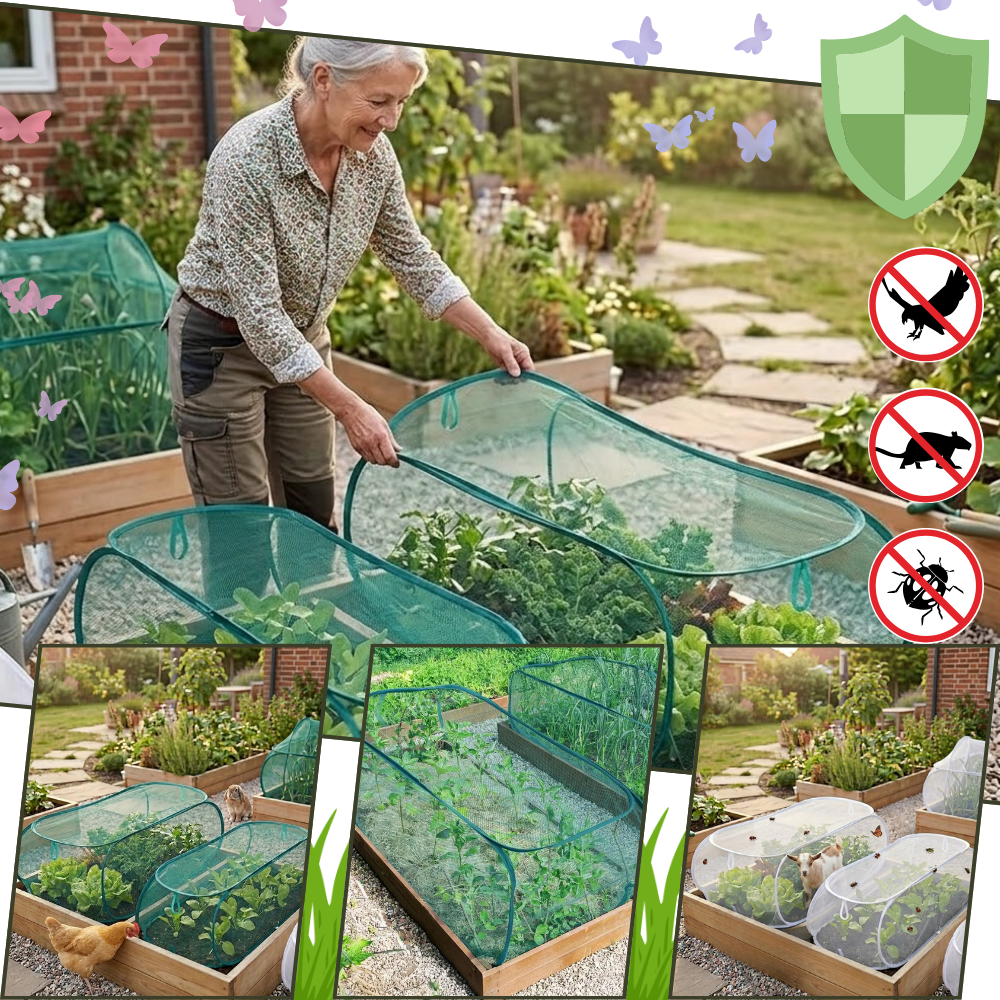 Sikker, åndbar mesh-plantebeskytter