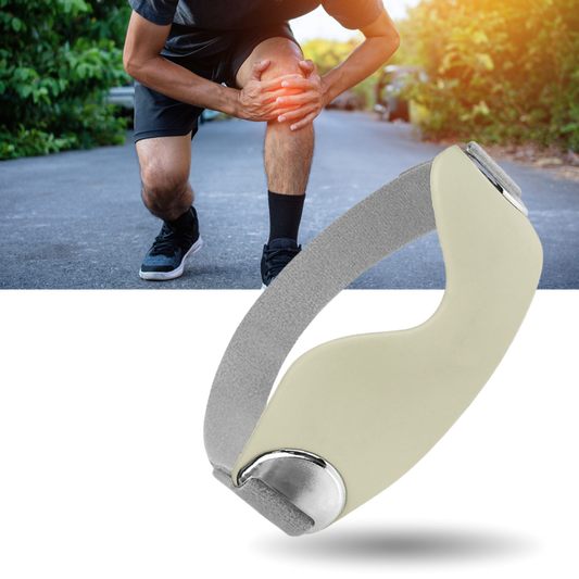 Stødabsorberende knæbandage