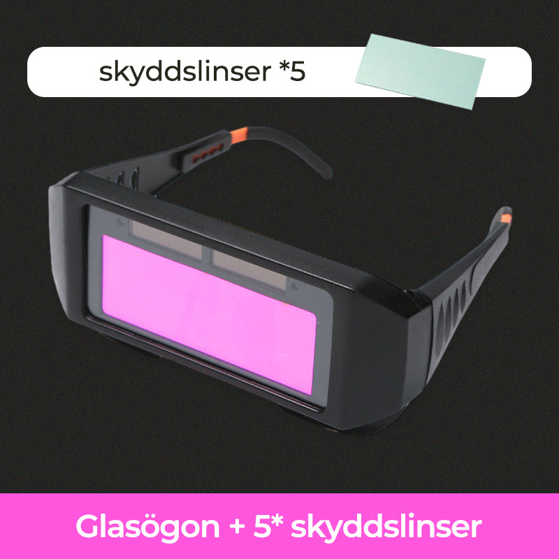 Automatiske antirefleks svejsebriller